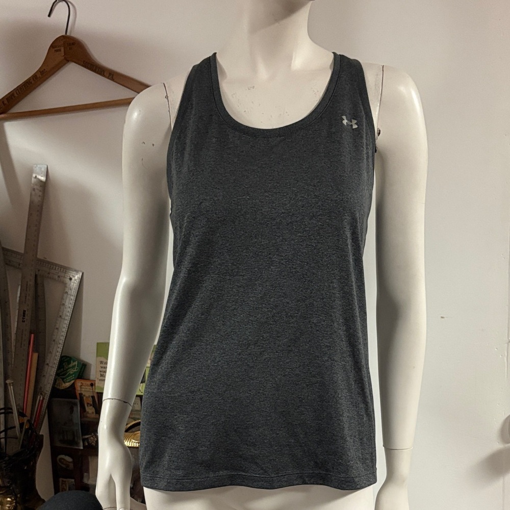 Under Armour Loose Charcoal Tank Top Small